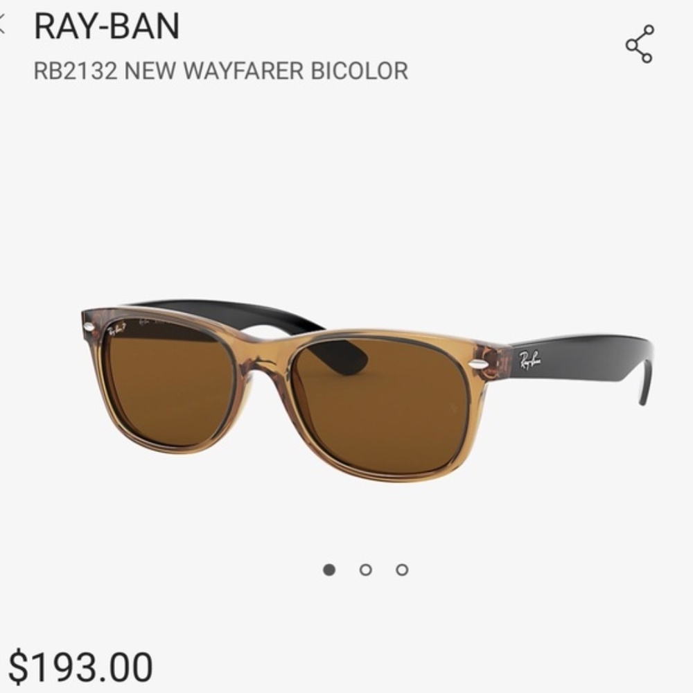 Ray-Ban New Wayfarer Style - Polarized - Bi-Color